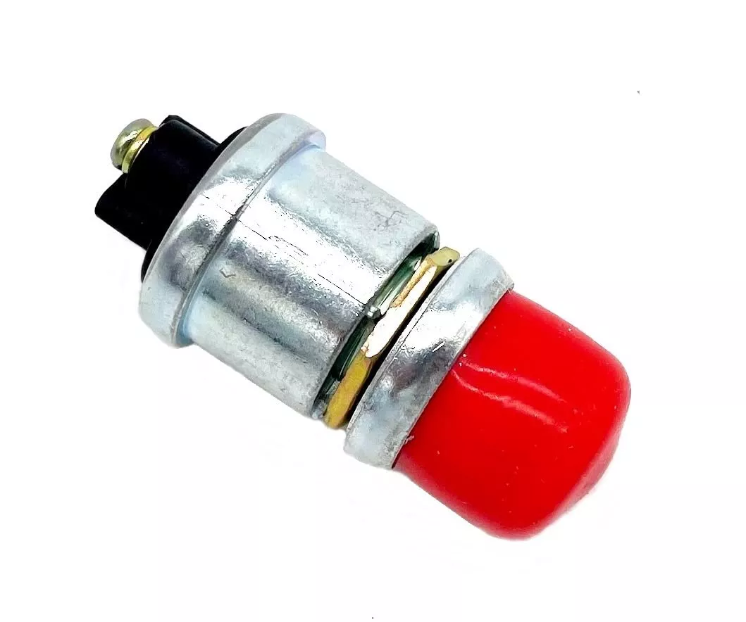 12V 50A Waterproof Switch Push Button Cars Boat Track Horn Engine Start Starter – Red Cap