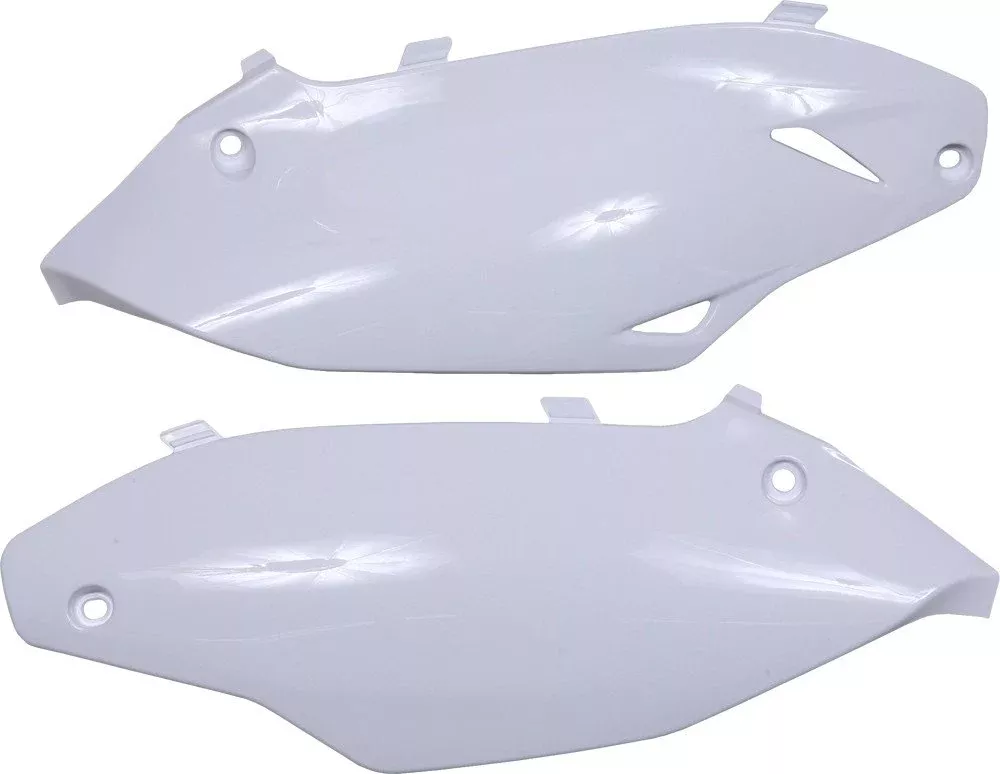 13 Kawasaki Kx250F: Polisport Side Panels (White)