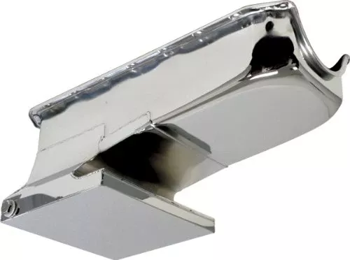 1962-67 Compatible/Replacement For Chevy Ii/Nova Small Block Drag Racing Oil Pan - Chrome