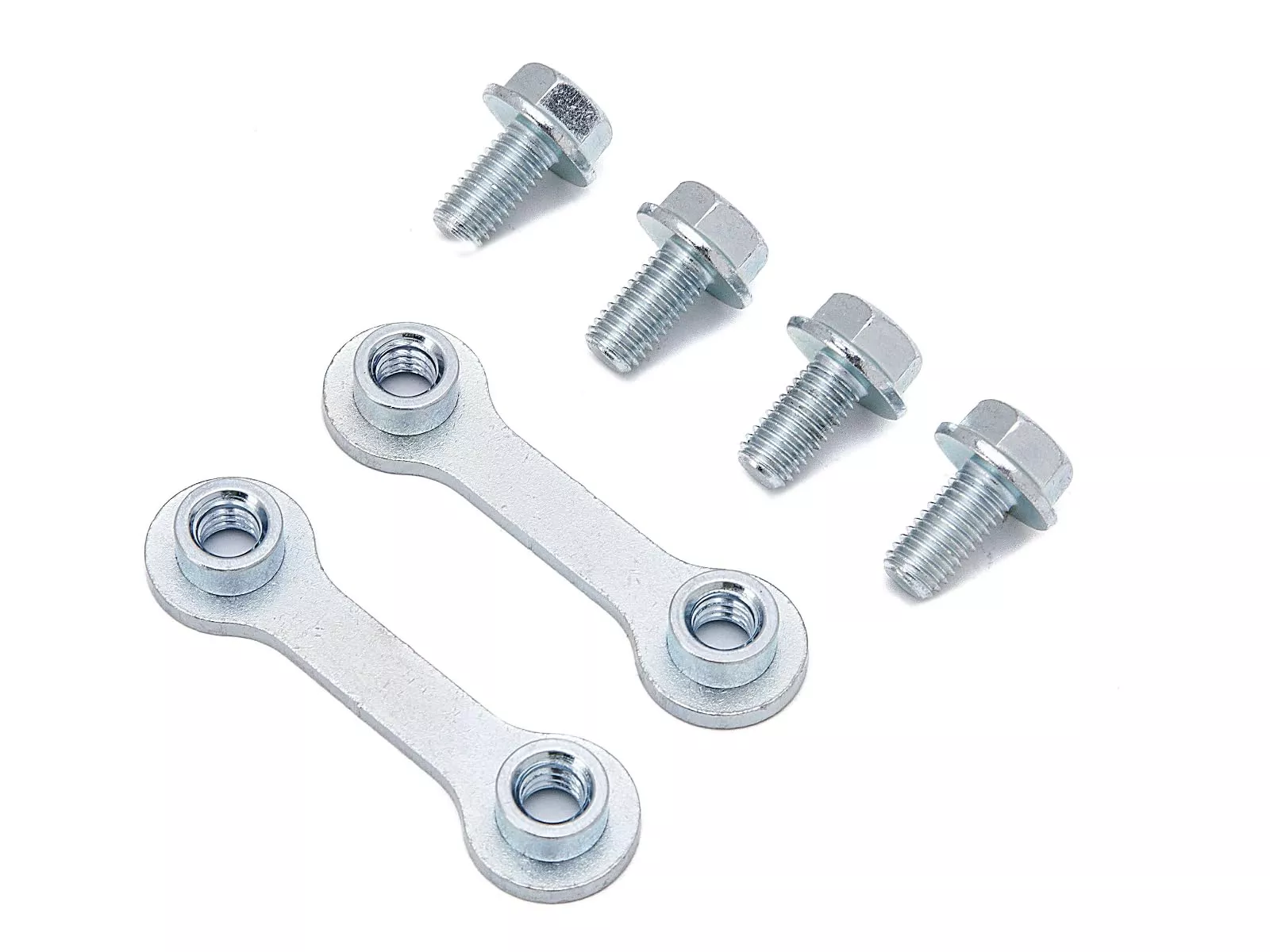 2 Bone Link Blocks And 4 Bolts Fits For Vance And Hines Exhaust Hardware Kit 21989