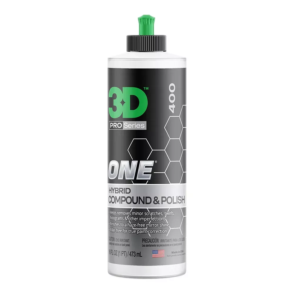 3D ONE Hybrid Compound & Polish 236ml (8oz) One Step Paint Correction