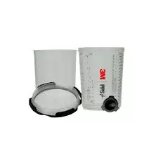 3M™ 26026 Series 2 PPS Kit Standard 650ml 125 Micron Box 50 Lids & Liners
