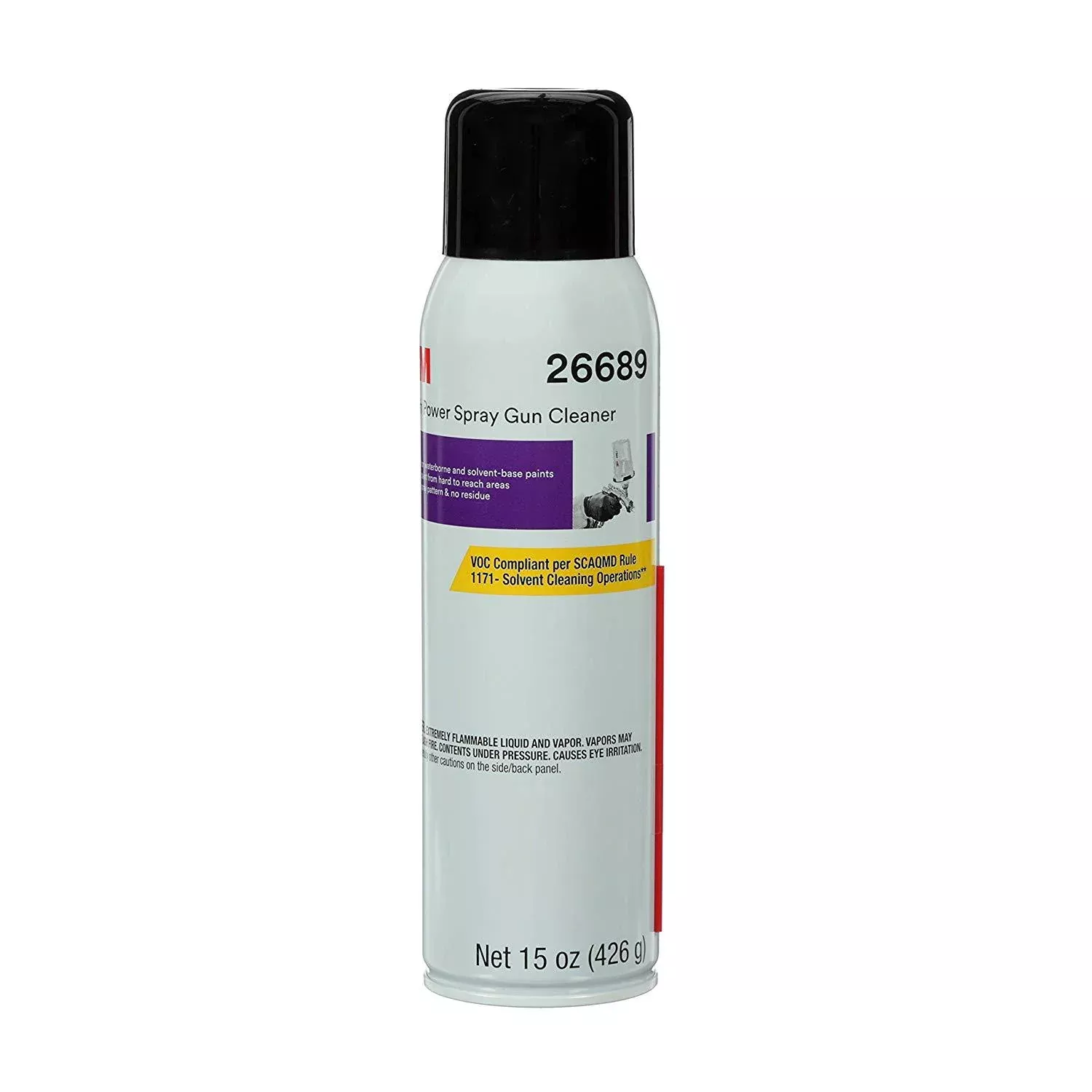 3M 26689 High Power Spray Gun Cleaner 426g Paint Solvent Aerosol
