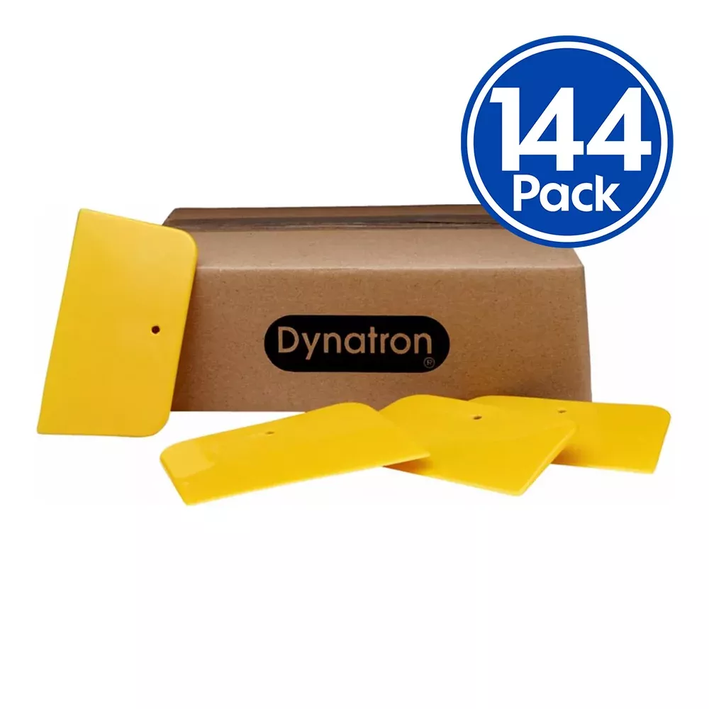 3M 344 Dynatron Yellow Spreader 3″ x 4″ x 144 Pack Box Putty Applicator Body Fill