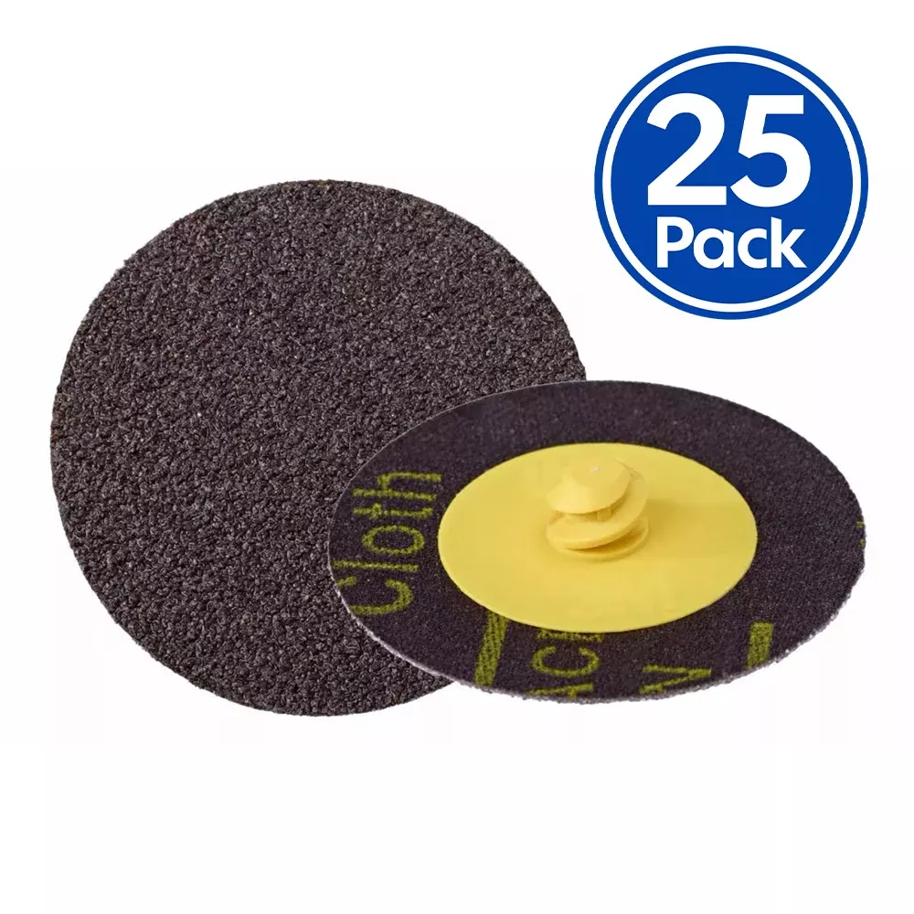 3M 361F Roloc Sanding Abrasive Disc P24 Grit 75mm 3″ x 25 Pack Discs