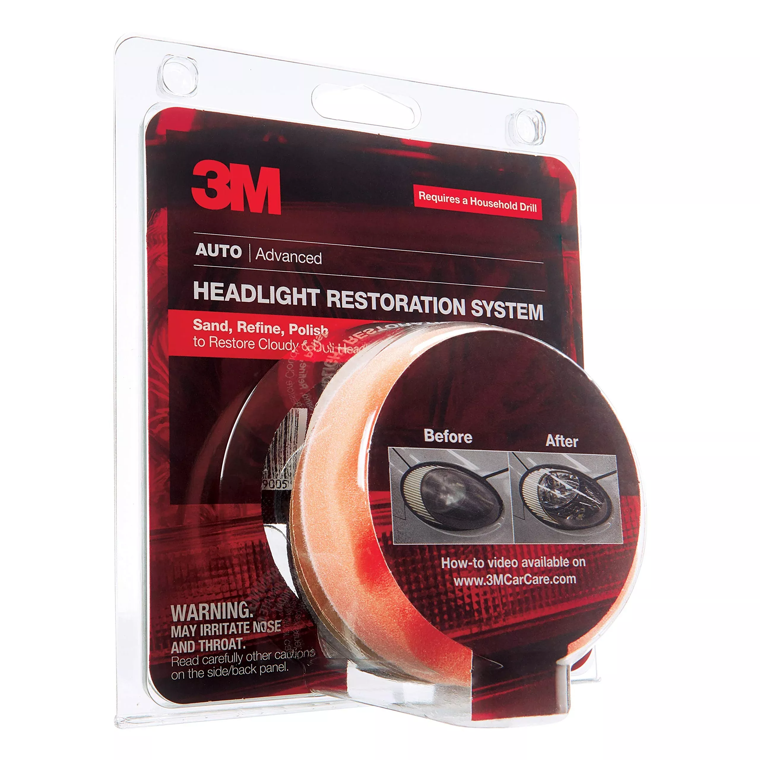 3M 39008 Headlight Lens Restoration System - Case Of 4