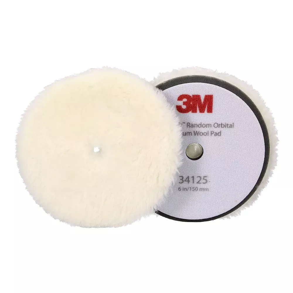 3M Perfect-It 34125 Medium Grade Wool Compounding Pad 150mm x 2 Pack