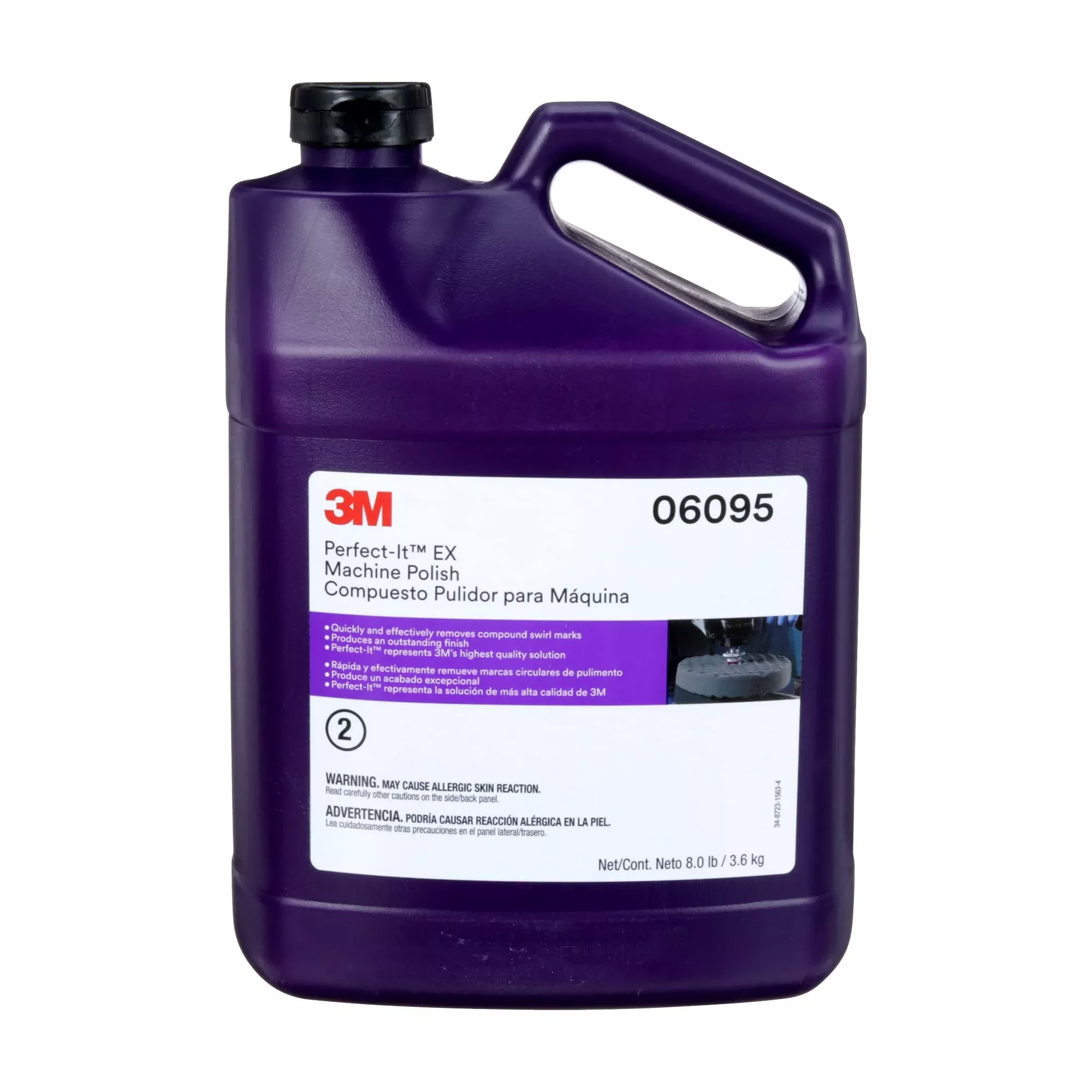 3M Perfect-It EX Machine Polish 6095, High Performance, 1 Gallon, Aluminum Oxide, Factory Color
