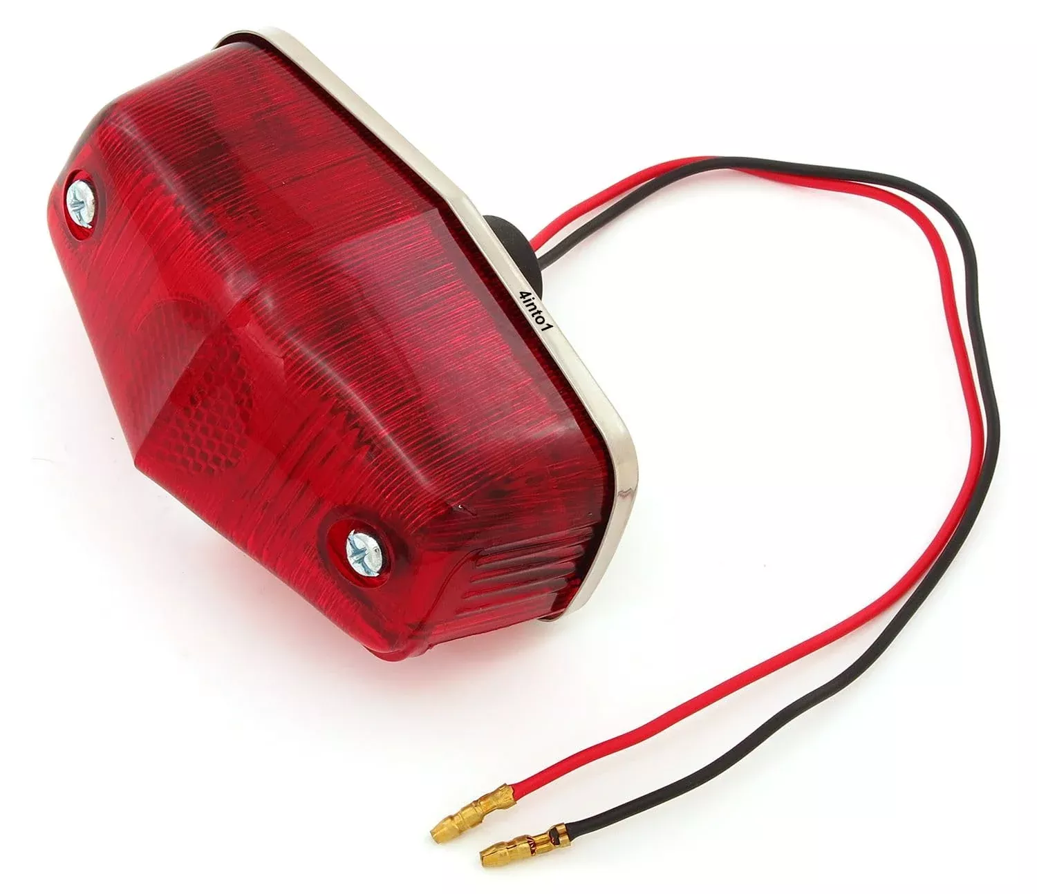 4Into1 Lucas Style Tail Light Replacement Assembly Unit Motorcycle Scooter Dirt Bike