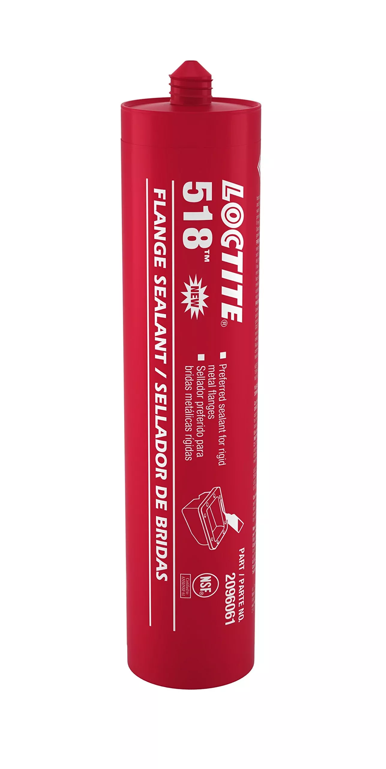 518 Gasket Sealant 300 Ml Cartridge Red