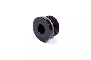 -8 ORB Internal Hex Port Plug – Aluminum – Black