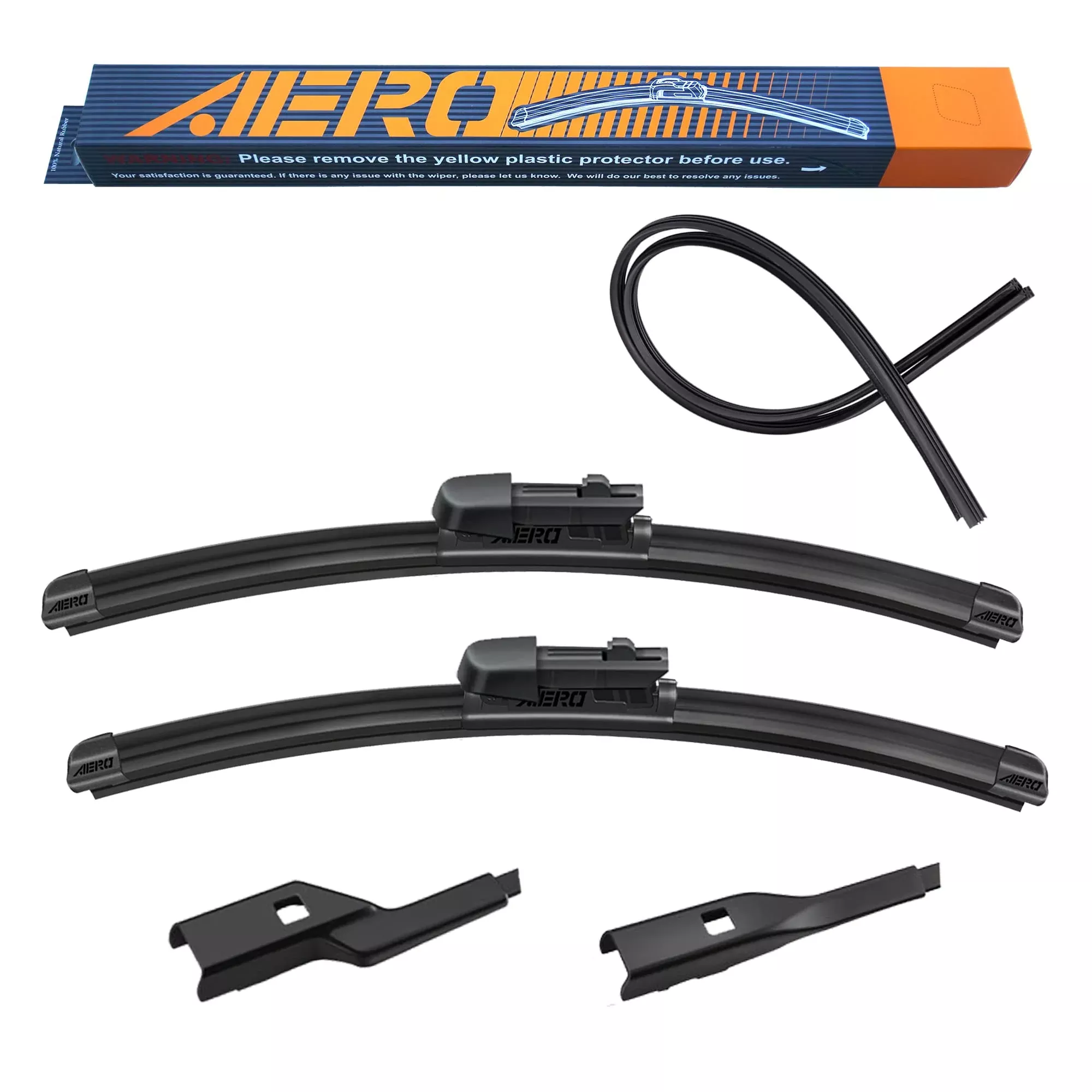 Aero Avenger 26’+18′ Premium Windshield Wiper Blades Oem Replacement For Volkswagen Golf E-Golf Gti 2021-2015 & Taos 2023-2021 (Set Of 2)