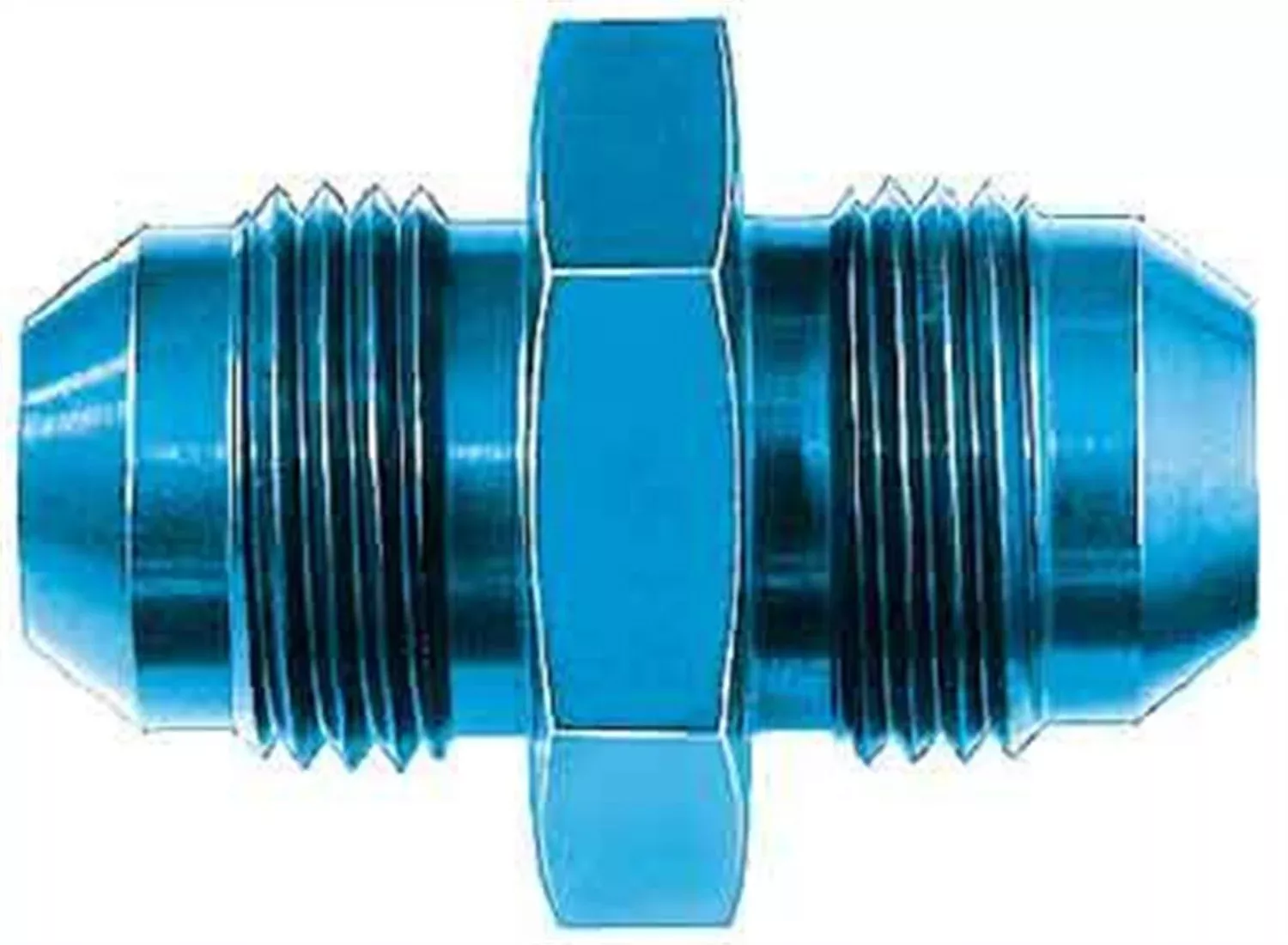 Aeroquip Fbm2053 -08An Dash X -08An Dash; Aluminum; Blue Anodized; Bulk