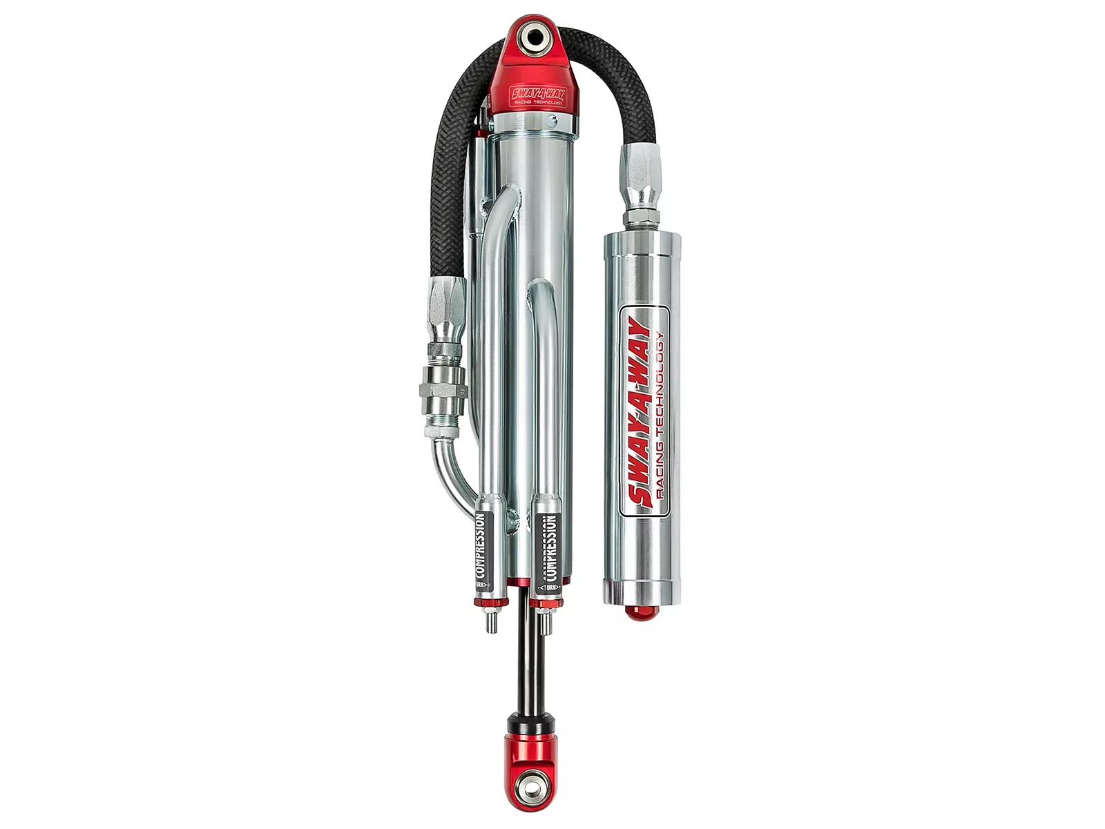 aFe Control Sway-A-Way Bypass Shock 2.5" x 10" 3-Tube Remote Reservoir (Left Side)