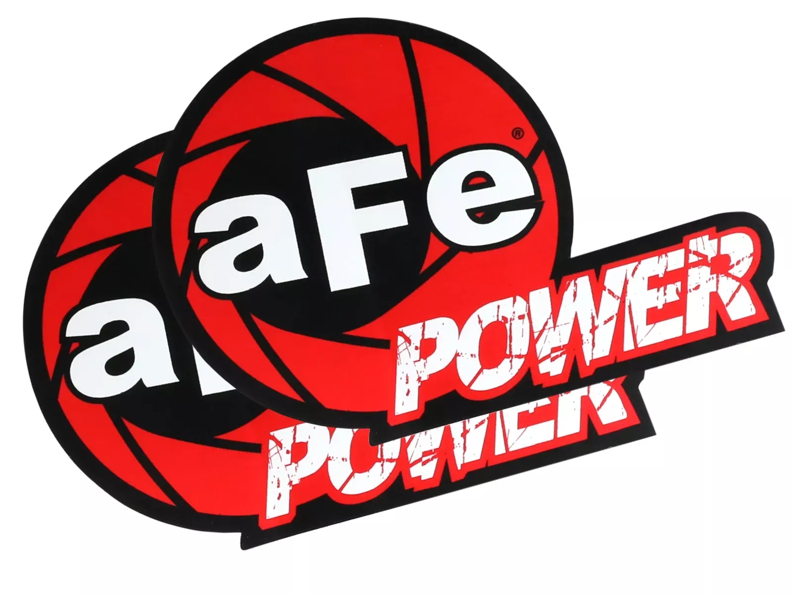 aFe POWER Circle Decal (Pair)