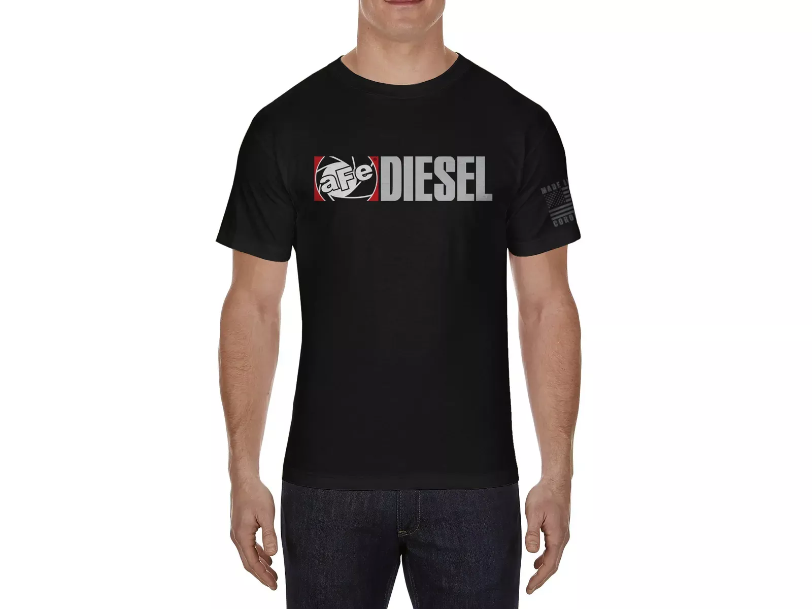 aFe POWER “Diesel” Short Sleeve T-Shirt Black L