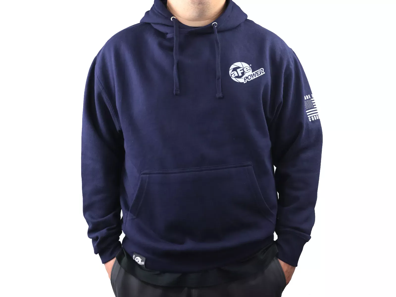 aFe POWER Hoodie Navy Blue M