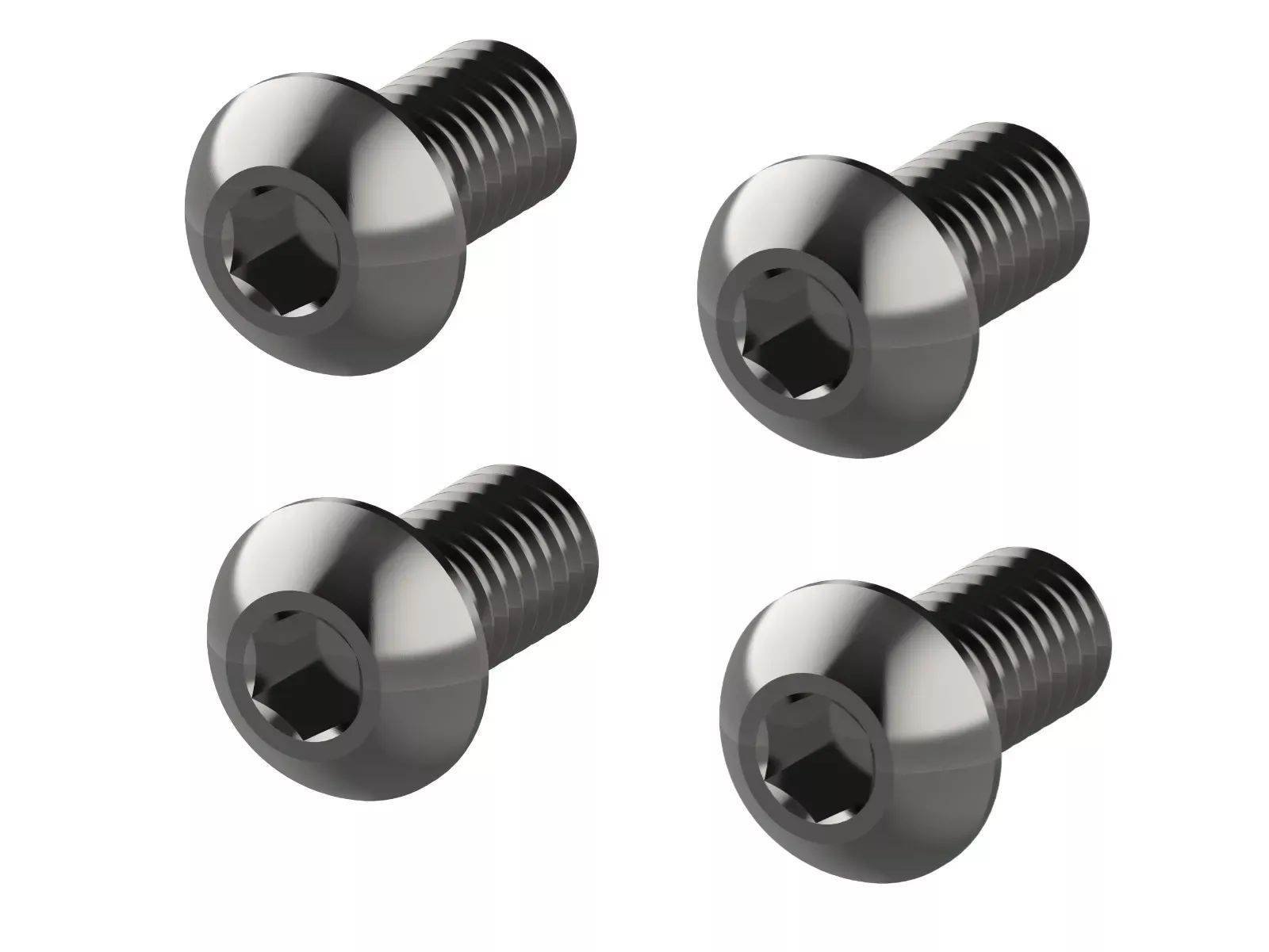 aFe POWER M6 x 1 x 12 Button Head Socket Screw (4 Pack)