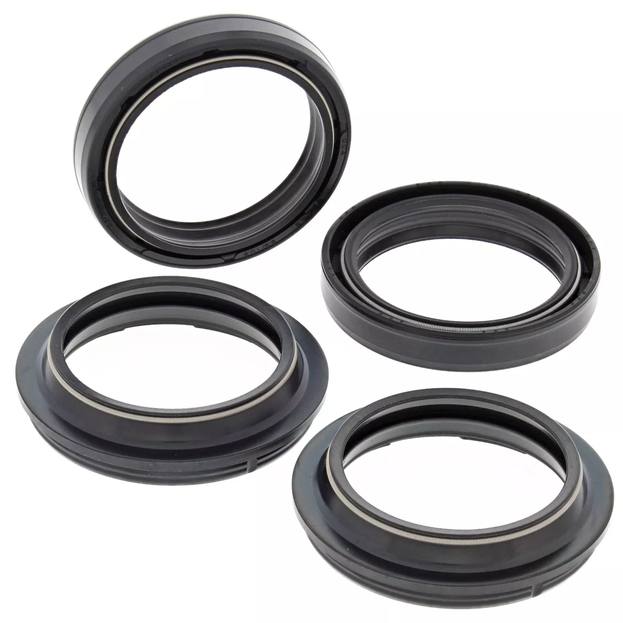 All Balls Racing 56-137 Fork & Dust Seal Kit Compatible With/Replacement For Honda Kawasaki Suzuki Yamaha
