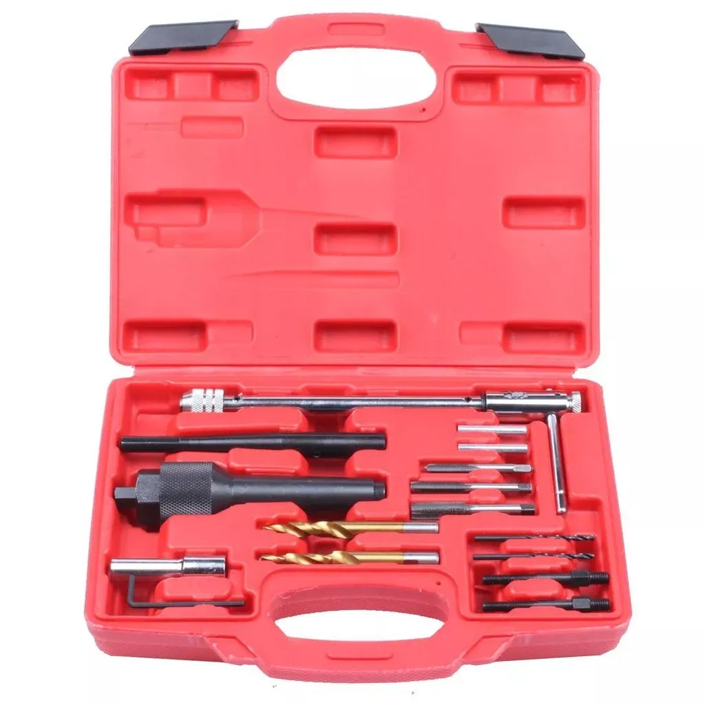 Alltooetools 16pcs Glow Plug Removal Tool Kit – 8mm & 10mm, Model SF0031