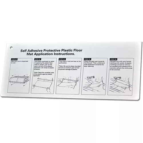 Applicator Board for Adhesive Floor Mats
