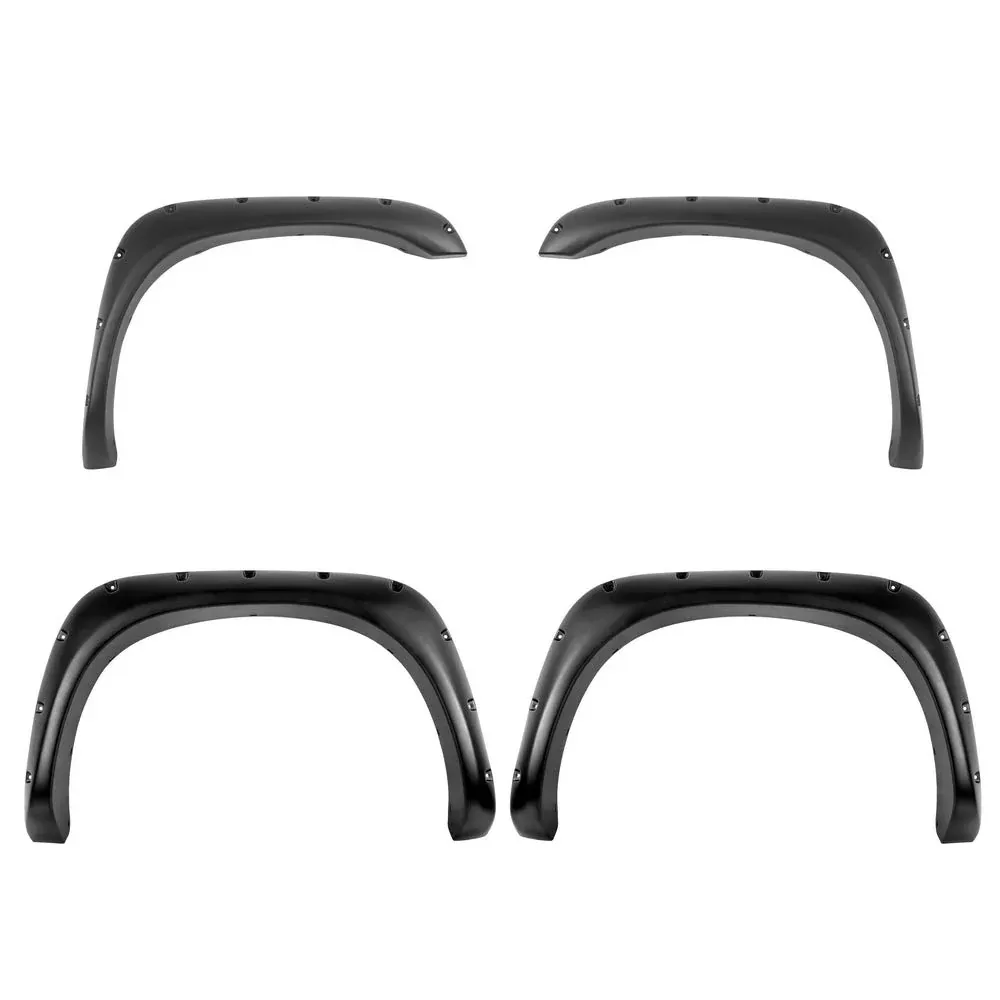 Aps Fender Flares, Compatible With Ram 1500 2002-2008 & 2500 3500 Model 2003-2009 Injection Moulding Wheel Flares Pocket Rivet Style