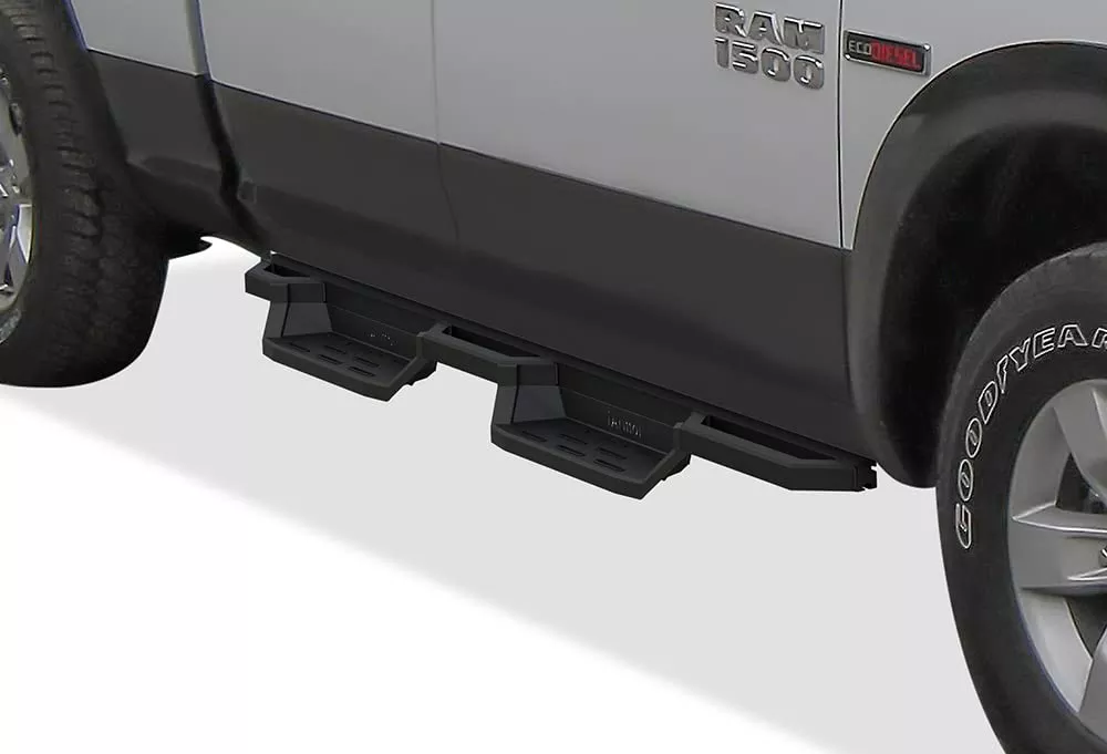 Aps Stainless Steel Pocket Steps Running Boards Side Bars Compatible With Dodge Ram 1500 2009-2018 Quad Cab