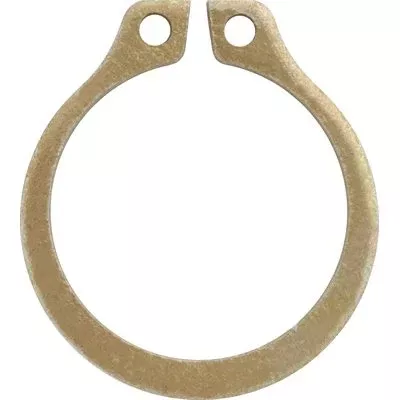 Au-ve-co 10117 Basic External Retaining Ring, 11/32 in Dia Shaft, 0.321 in Dia Groove, Zinc-Plated
