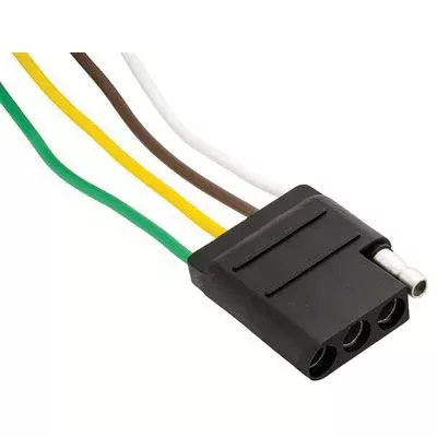 Au-ve-co 10223 Male Harness Connector, 12 in OAL, 4 -Wire, 18 AWG Wire