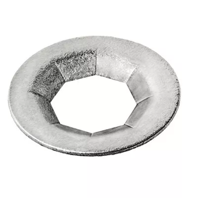 Au-ve-co 10375 Flat Retainer, System of Measurement: Imperial, 1 in OD, Zinc
