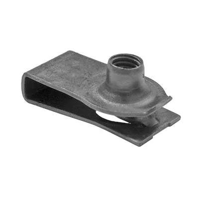 Au-ve-co 11626 Fold Over Extruded Nut, System of Measurement: Metric, M5x0.8 Thread, Phosphate-Coated