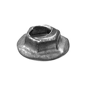 Au-ve-co 12117 Thread Cutting Nut, System of Measurement: Metric, 11 mm Width Across Flat, Zinc