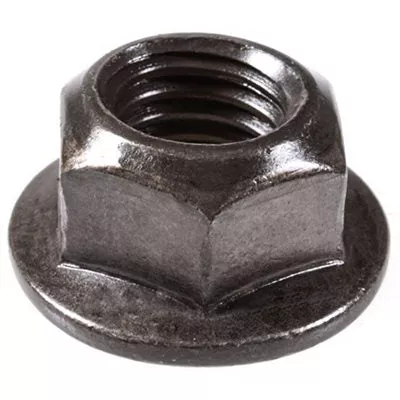 Au-ve-co 12518 Hex Flange Lock Nut, 1/2-13 Thread, Coarse Thread, Oil/Phosphate-Coated
