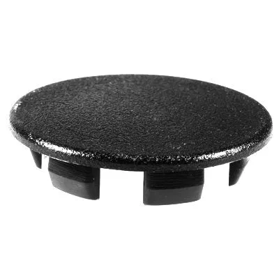 Au-ve-co 13879 Hole Plug, 57/64 in Dia Head, 7/64 in Max Panel Thickness, Fits Hole Size: 11/16 in, Nylon, Black