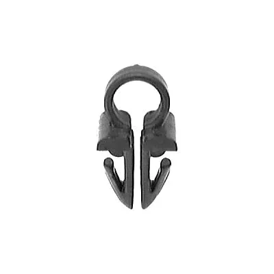 Au-ve-co 14529 Routing Clip, 1/4 in Conduit/Cable, Nylon, Black