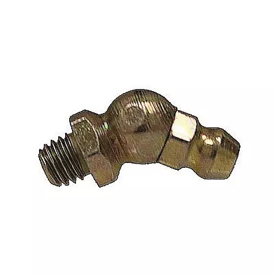 Au-ve-co 15133 Grease Fitting, M6x1 Thread, Plated, 22 mm OAL