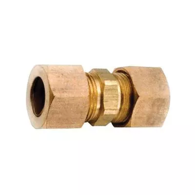 Au-ve-co 154 Union, 3/8 in Compression Tube, Brass