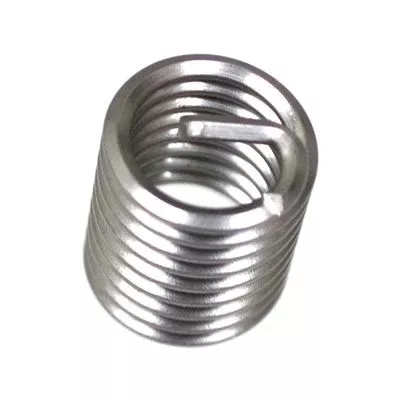 Au-ve-co 18557 Helical Thread Repair Insert, 1/2-20 Internal Thread, SAE Fine Thread, 3/4 in L, Stainless Steel