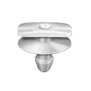 Au-ve-co 20886 Molding Clip, Nylon, White