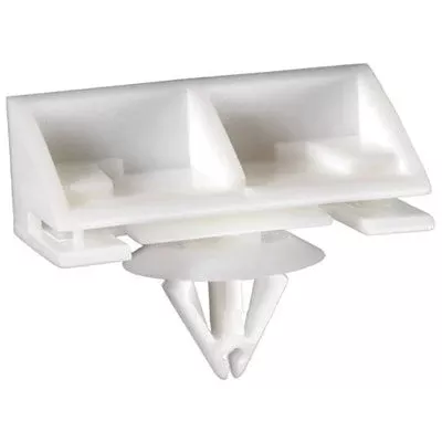 Au-ve-co 21319 Ground Effects Molding Clip, Nylon, White