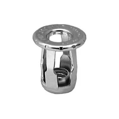 Au-ve-co AuvecoPak AP13017 Jack Nut, System of Measurement: Imperial, 1/4-20 Thread, 0.438 in OD, 1010 Steel, Zinc