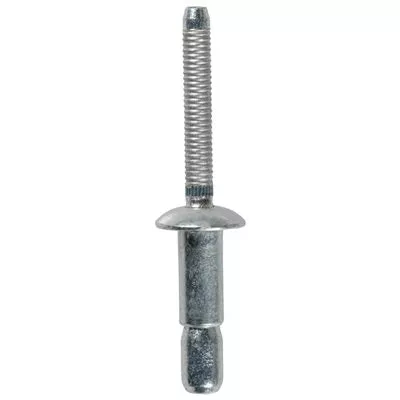 Au-ve-co Ultragrip Interlock 17421 Dome Head High Strength Rivet, 13/32 in L, 3/16 in Dia, 1/16 to 17/64 in Grip
