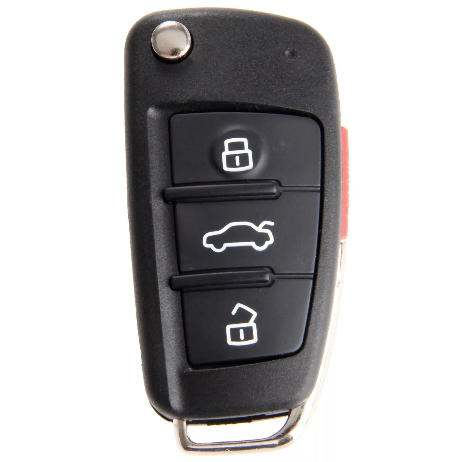 Aupoko Myt-4073A Remote Key Case, 3 Buttons Panic Replacement Key Shell Case, Replacement For A3 A4 A6 A8 Tt Q7 S6 Quattro