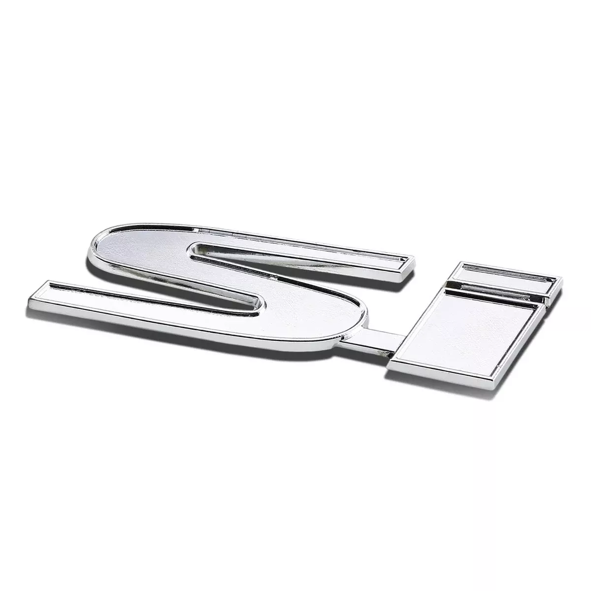 Auto Dynasty Metal Emblem Decal Logo Trim Badge Si (Silver)