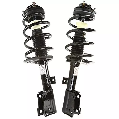 Auto Shack Front Complete Struts Coil Springs Assembly for 2009-2019 Dodge Journey, V6, AWD/FWD, Model CST100368PR, Black, Pair of 2