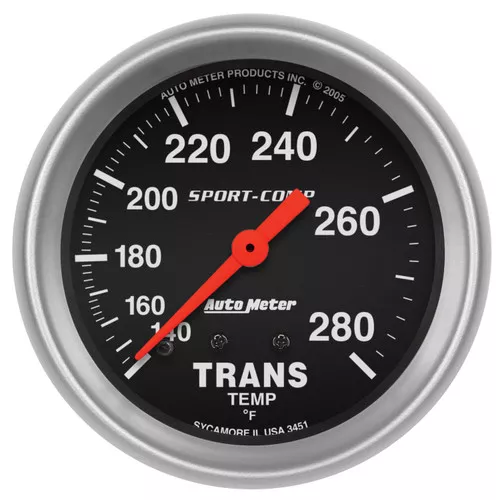 AutoMeter 3451 Sport-Comp Mechanical Transmission Temperature Gauge