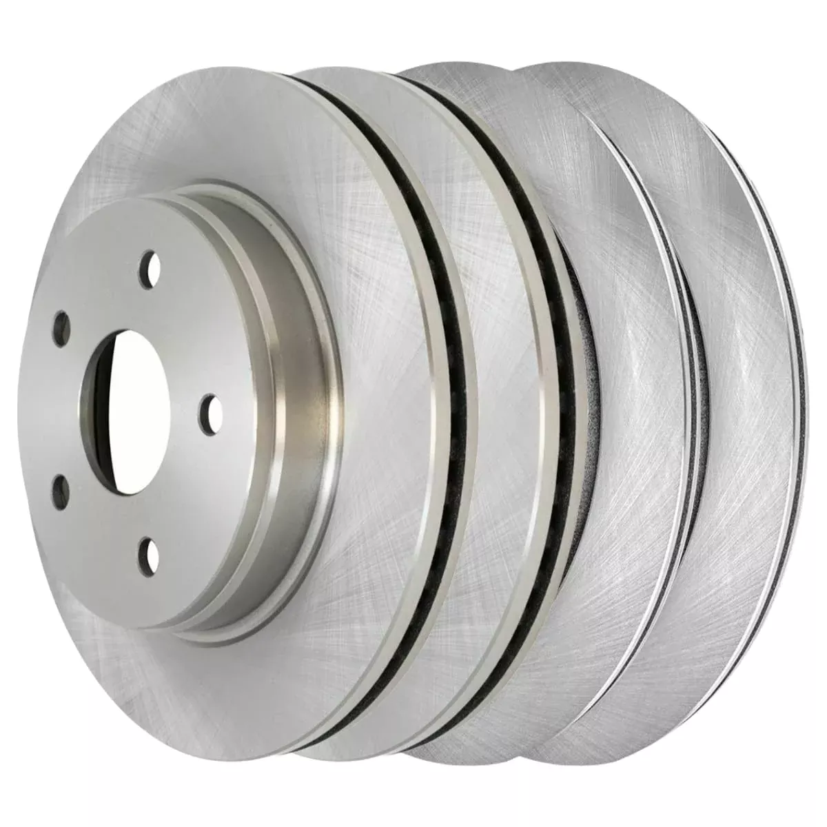 Autoshack Brake Rotors Front And Rear Brake Rotor Replacement Kit For 2002-2018 Ram 1500 2004-2009 Dodge Durango 2007-2009 Chrysler Aspen 3.0L 3.6L 3.7L 4.7L 5.7L 5.9L V6 V8 4Wd Rwd R63007R63008