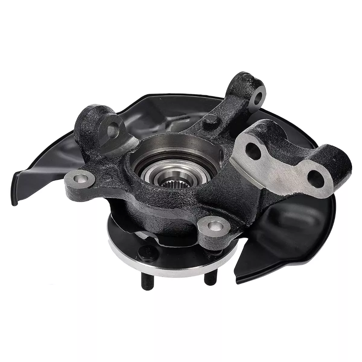 Autoshack Front Steering Knuckle & Wheel Bearing Hub Assembly 5 Lugs Driver Side Replacement For 2003 2004 2005 2006 2007 2008 Toyota Corolla 1.8L Fwd Kn798391