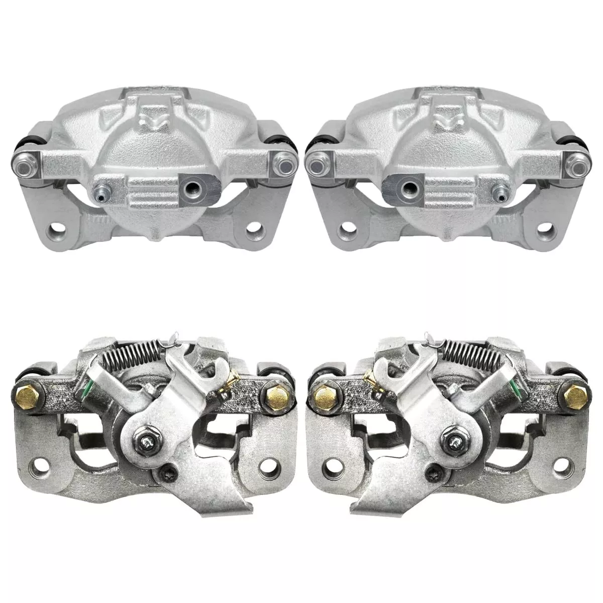 Autoshack Set Of 4 Front And Rear Brake Caliper With Bracket Assembly Replacement For 2008-2012 Dodge Grand Caravan 2008-2012 Chrysler Town & Country 2009-2012 Vw Routan 2012 Ram C/V 3.6L Fwd Bc40078
