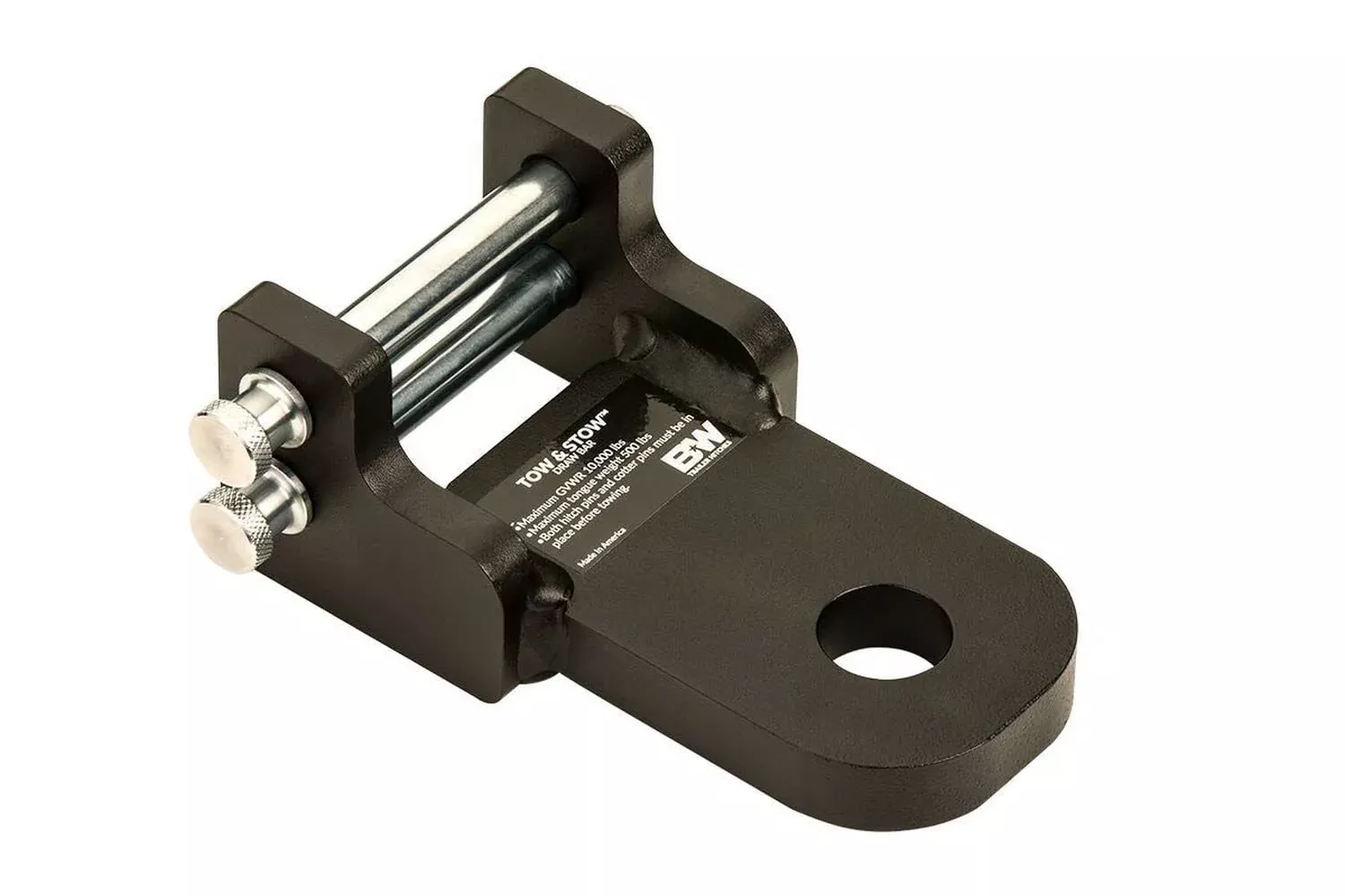 B&W Trailer Hitches Draw Bar Attachment Ts35100B – Fits 2” Shank Tow & Stow